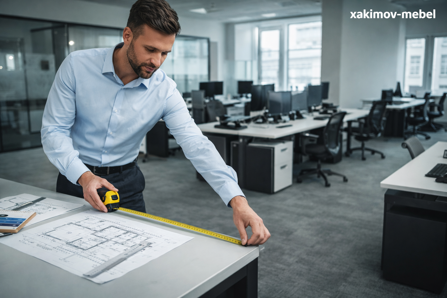 Замер офиса и проектирование офисной мебели в Ташкенте